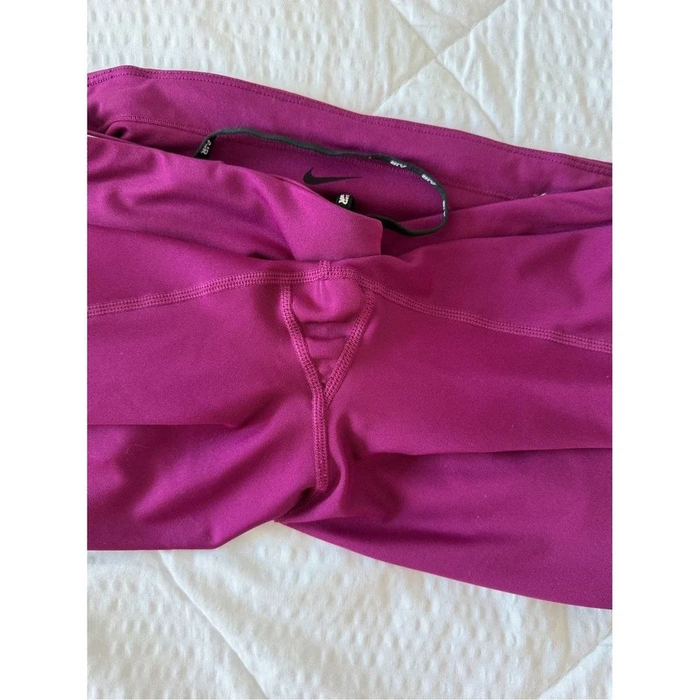 Nike Air Dri-FIT Purple Black Pocket‎ Leggings M